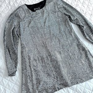 All that jazz Vintage Shiny Quarter Sleeve Top